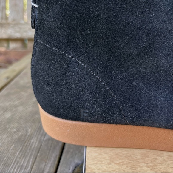 Everlane Wm’s Moc-Toe Boot In Black Suede Sz 11 - Picture 6 of 14